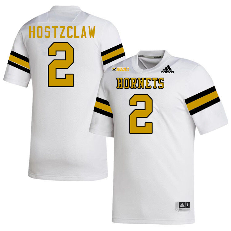 Alabama State Hornets #2 Jamarie Hostzclaw College Football Jerseys,Uniforms-White